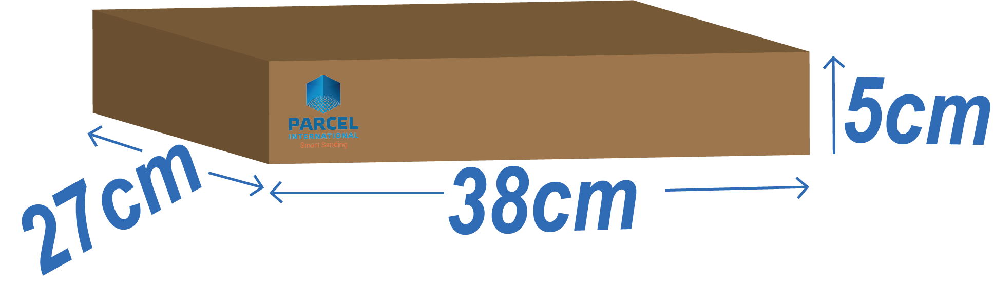 Package up to 1 kg, dimensions up to 56x30x17 cm, price €3.99, not selected