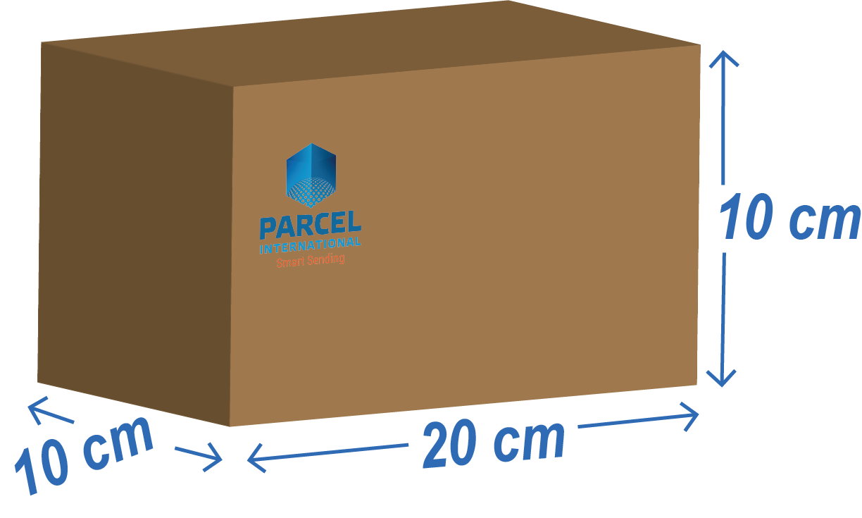 Package up to 0.5 kg, dimensions up to 56x18x8 cm, price €3.49, selected